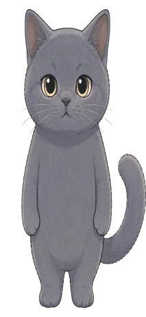 ほっそり猫